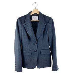 LK Bennett Wool Blend Blazer Gray Size 6